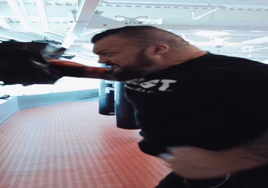 Eddie Hall, former World's Strongest man, breaks the record of Francis Ngannou and UFC Champ Francis Ngannou for Hardest Punch