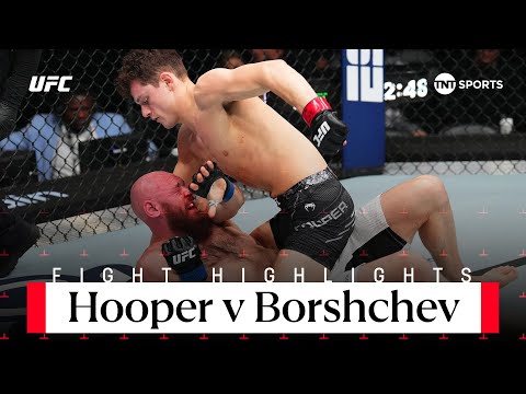 SUBMISSION FINISH!  Chase Hooper vs Viacheslav Borshchev  UFC Fight Night Highlights
