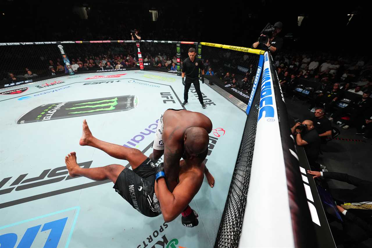 UFC Star Derrick Lewis Moons Fans and Throws Groin Guard After Brutal KO Win