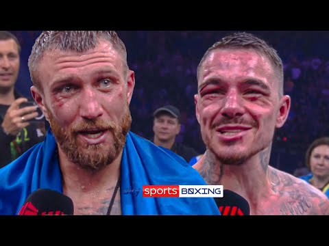 Lomachenko dedicates Kambosos win to father in emotional interview! 🙏
