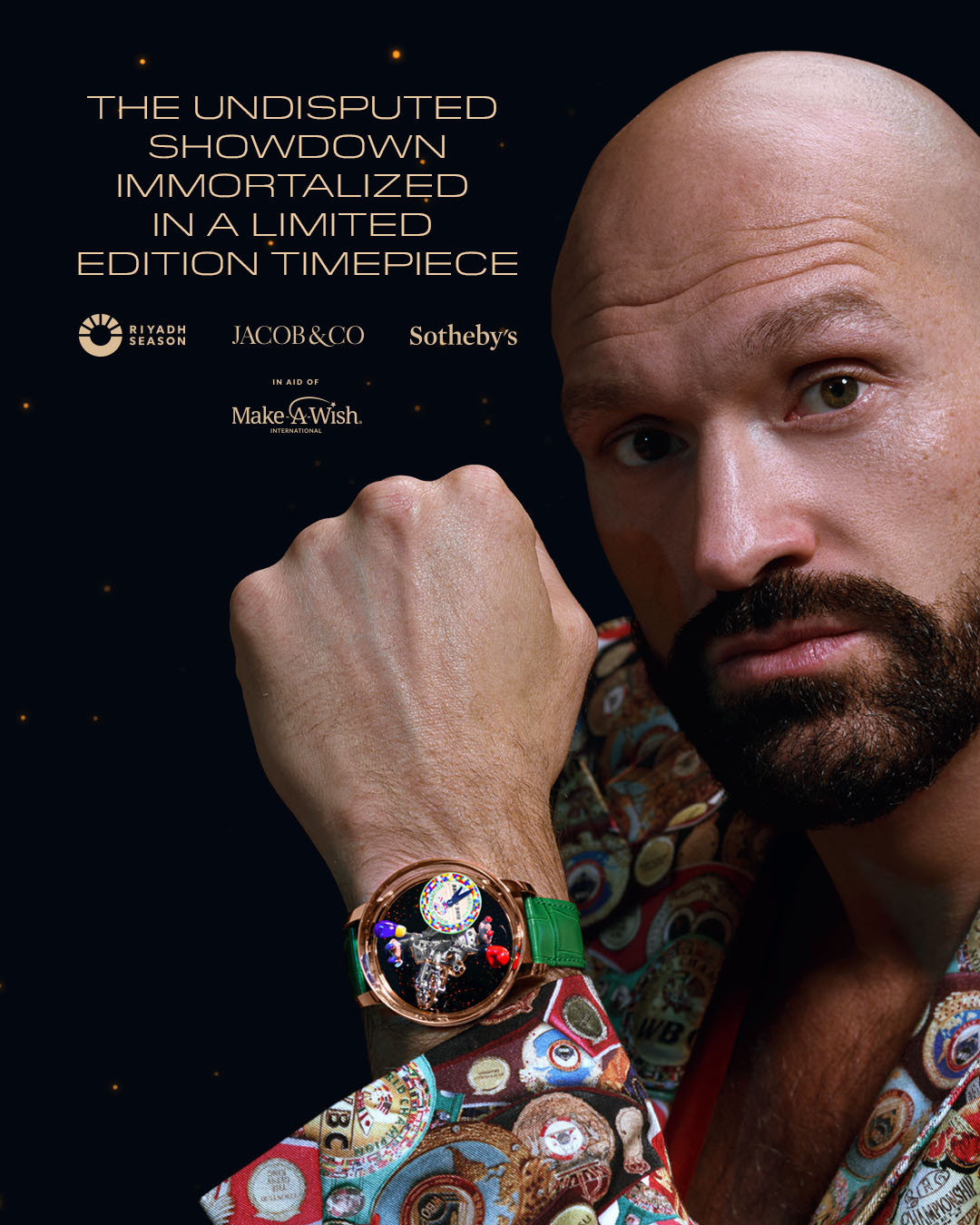 Tyson Fury models dazzling watch ahead of Oleksandr Usyk fight