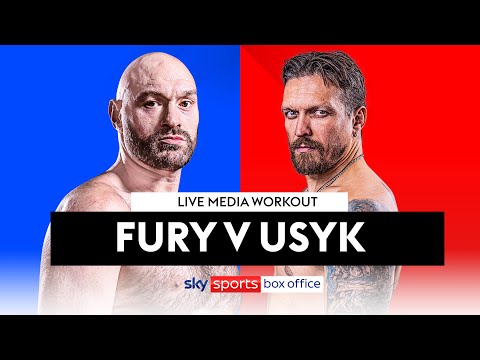 TYSON FURY VS OLEKSANDR USYK! 🔥  Live Media Workout