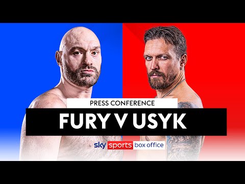 TYSON FURY VS OLEKSANDR USYK!  Live Press Conference