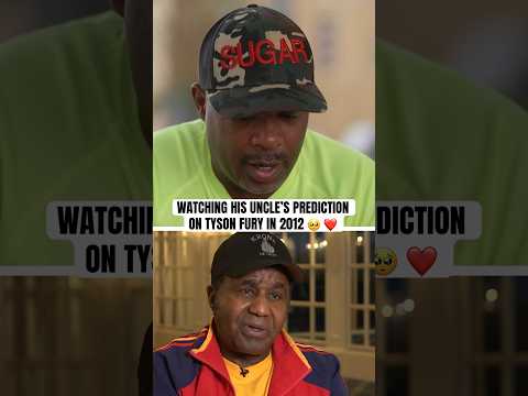 SugarHill watches 𝐭𝐡𝐚𝐭 prediction by Manny Steward on Tyson Fury in 2012 🔮  #Boxing