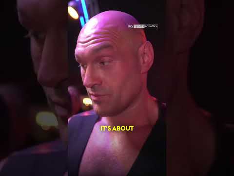 He's a scary looking dude 😱 Tyson Fury on refusing staredown with Oleksandr Usyk!