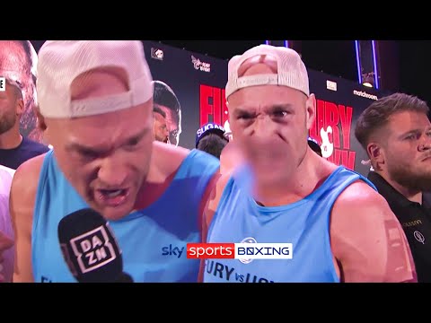 Tyson Fury unleashes expletive-filled rant after Usyk face-off! 🤬