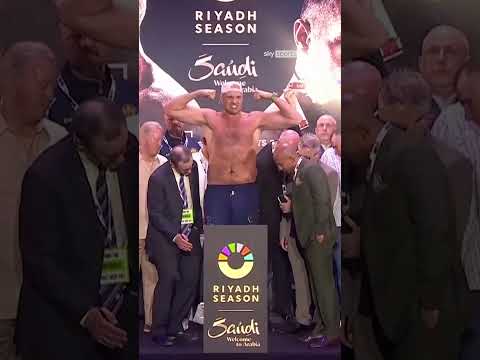 Tyson Fury & Oleksandr Usyk WEIGH IN for HUGE undisputed CLASH! ⚖️