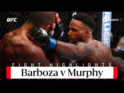 FIGHT OF THE NIGHT! 💪  Edson Barboza vs Lerone Murphy  UFC Fight Night Highlights