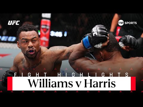 BRUTAL RIGHT HAND! 👊  Kalinn Williams vs Carlston Harris  UFC Fight Night Highlights