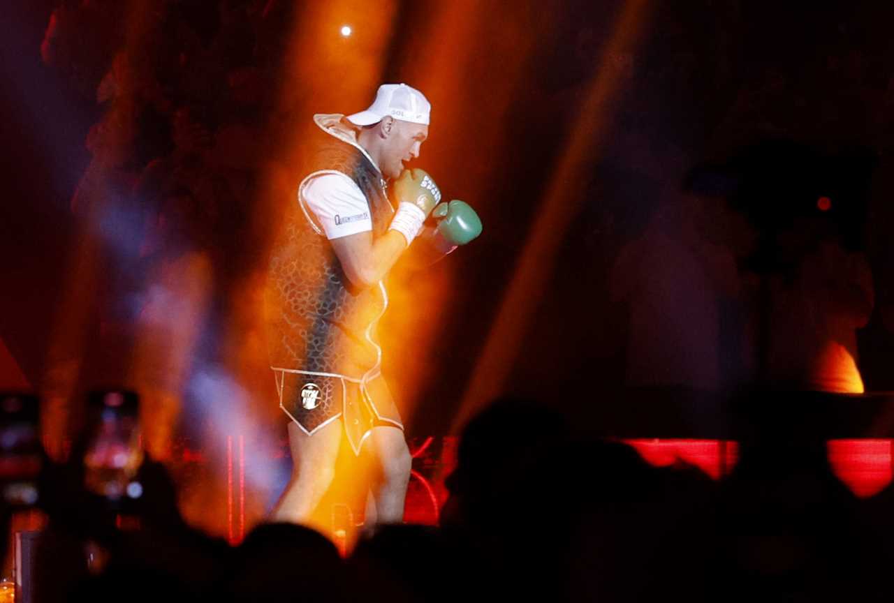 Tyson Fury's Unique Ring Walk wows fans in UK