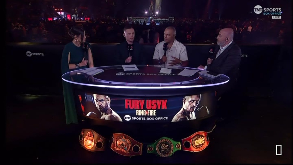 Becky Ives Stuns in Bold Dress as Laura Woods' Replacement on TNT Sports for Tyson Fury vs Oleksandr Usyk