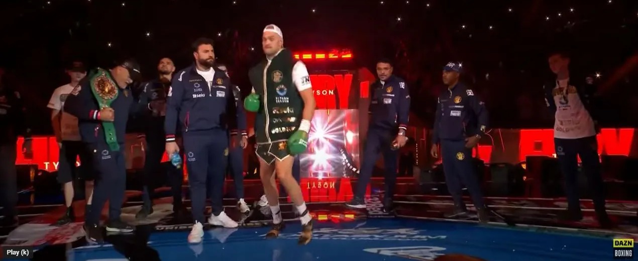 Fans React to John Fury’s ‘Incredible Dad Dancing’ During Tyson’s Ring Walk