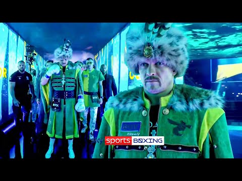Goosebumps! Chilling Oleksandr Usyk ring walk for Tyson Fury showdown! 🇺🇦