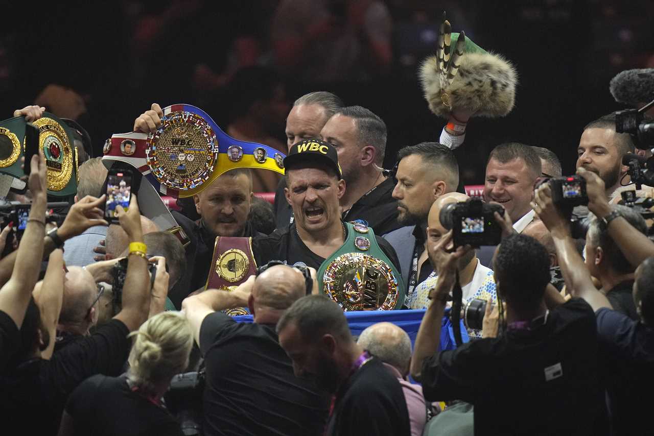 Anthony Joshua Close to Snatching Belt from Usyk in Title Shuffle