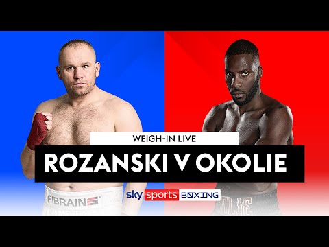 Lukasz Rozanski vs Lawrence Okolie 👊 🇵🇱  WEIGH-IN LIVE!