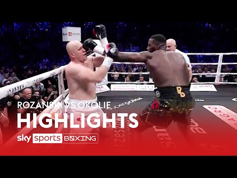 First round KNOCKOUT 💥  Rozanski vs Okolie