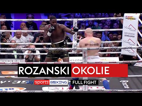 FULL FIGHT  Lukasz Rozanski vs Lawrence Okolie  WBC bridgerweight world title