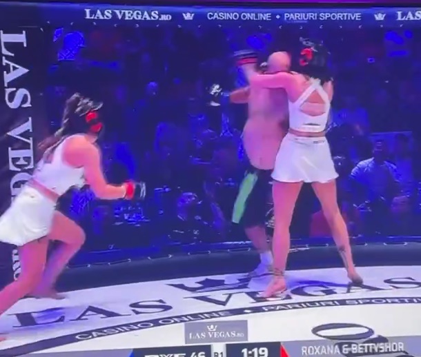 Male MMA Fighter Takes on Two Female Rivals in Shocking Fight Leaving Fans Questioning the Decision