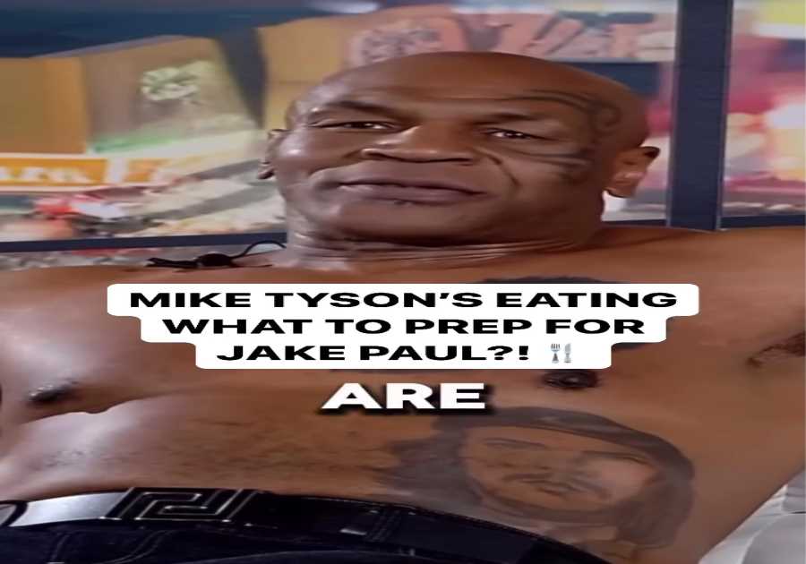Mike Tyson Shockingly Reveals Disgusting Diet Ahead of Jake Paul Fight