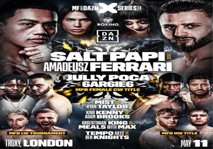 Misfits Boxing Returns with a Bang: Salt Papi Faces Amadeusz Ferrari in Main Event