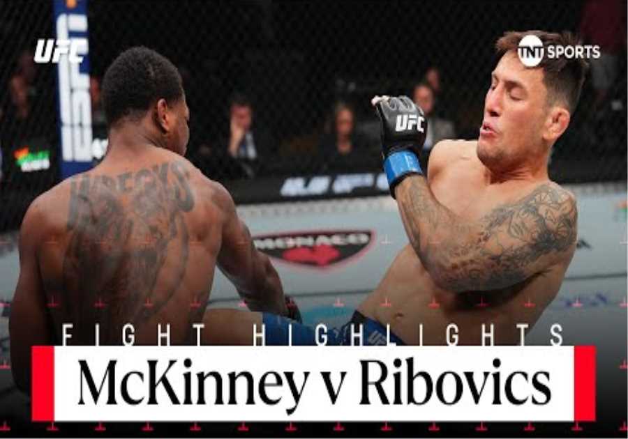 PUT TO SLEEP! 😲  Terrance McKinney vs Esteban Ribovics  UFC Fight Night Highlights