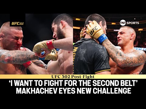 Islam Makhachev submits Dustin Poirier in the fifth round of a gruelling contest at UFC 302 😮‍💨