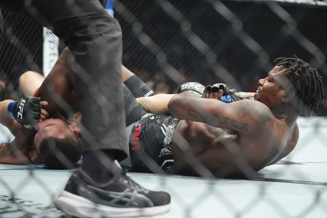 Shocking moment UFC star Kevin Holland snaps opponent’s arm in half during fight