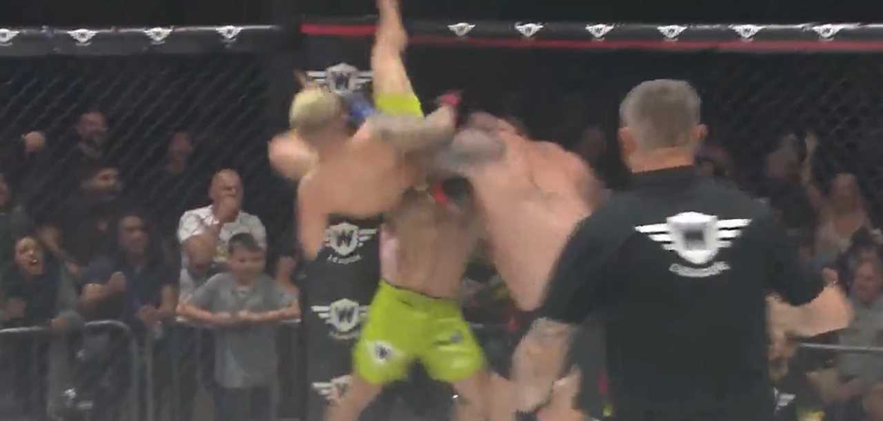 Eddie Hall Dominates in 2vs1 MMA Fight, Fans Question Matchup