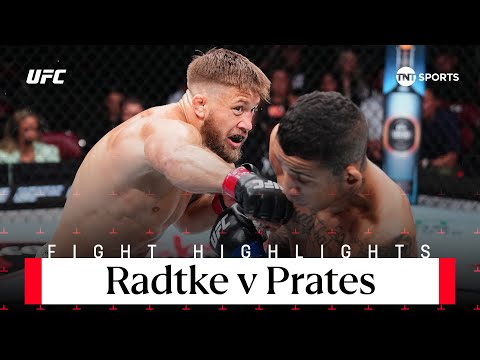 DEVASTATING LIVER SHOT 🤯  Charles Radtke vs Carlos Prates  UFC Fight Night Highlights