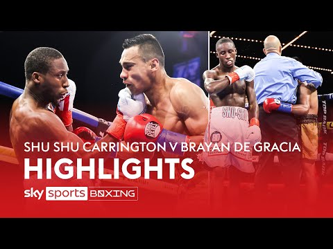 Shu Shu Carrington DROPS De Garcia twice & grabs EXPLOSIVE stoppage 🔥  HIGHLIGHTS