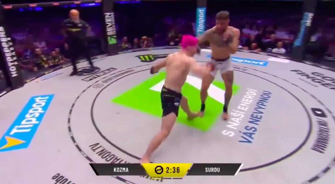 MMA Star Ion Surdu Knocks Out Opponent Cold with Faceplant