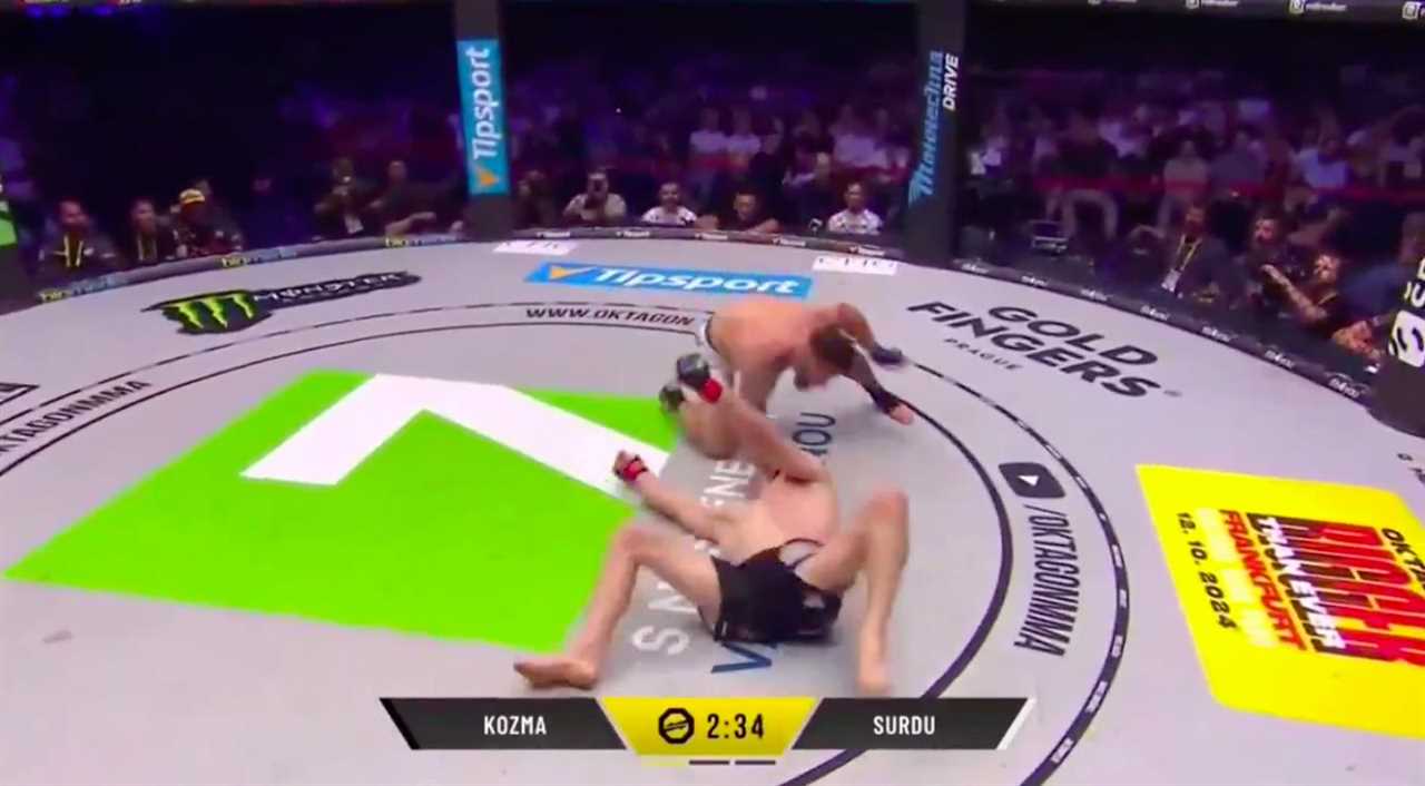MMA Star Ion Surdu Knocks Out Opponent Cold with Faceplant