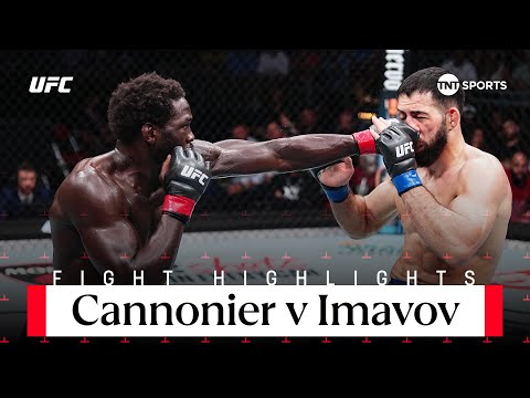 CONTROVERSIAL FINISH 😳  Jared Cannonier vs Nassourdine Imavov  UFC Fight Night Highlights