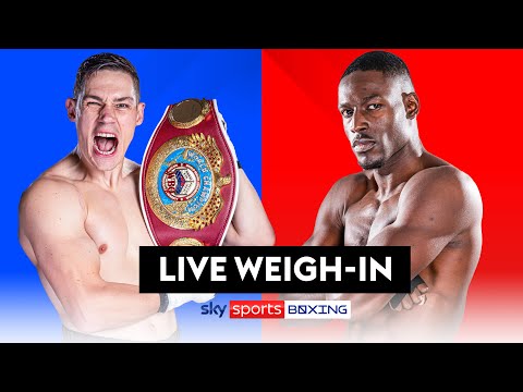 BILLAM-SMITH V RIAKPORHE!  LIVE WEIGH-IN ⚖