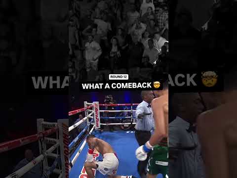 What a COMEBACK from Rafael Espinoza 😳