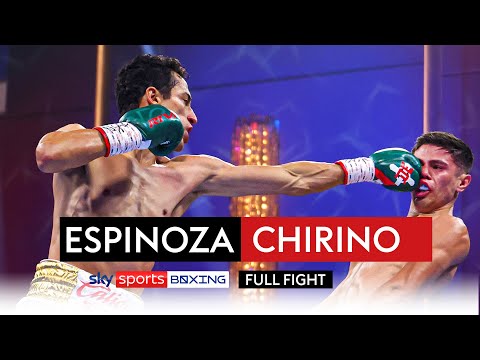 FULL FIGHT! Rafael Espinoza vs Sergio Chirino  All-Mexican World Title Fight 💪