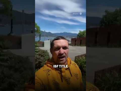 Oleksandr Usyk vacates his IBF heavyweight world title 👀