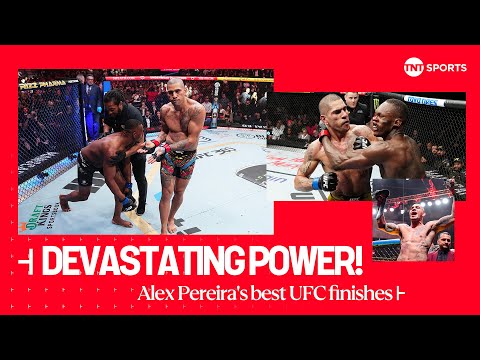 Alex Pereira's BRUTAL UFC Finishes 😳💥 ft. Sean Strickland, Israel Adesanya, Jamahal Hill & MORE! 🤯