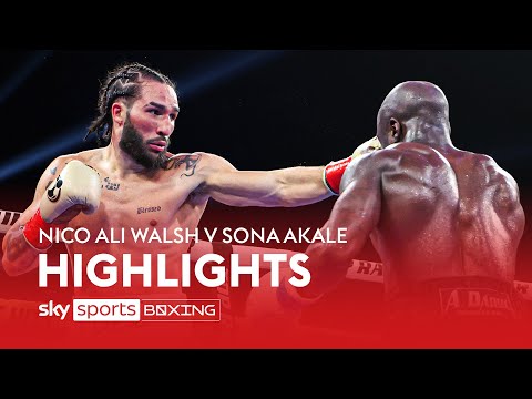 HIGHLIGHTS! Nico Ali Walsh battles through dislocated shoulder to beat Akale