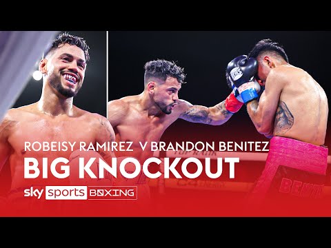 HUGE UPPERCUT KO! 🔥  Robeisy Ramirez flattens Brandon Benitez
