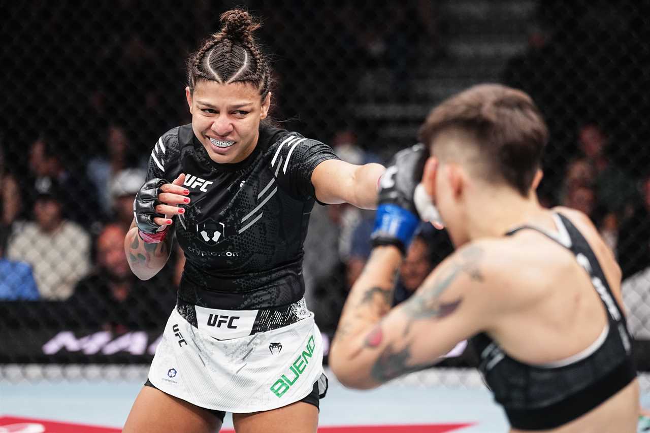Mayra Bueno Silva left with horror movie-esque cut after vicious elbow from Macy Chiasson in UFC 303 showdown