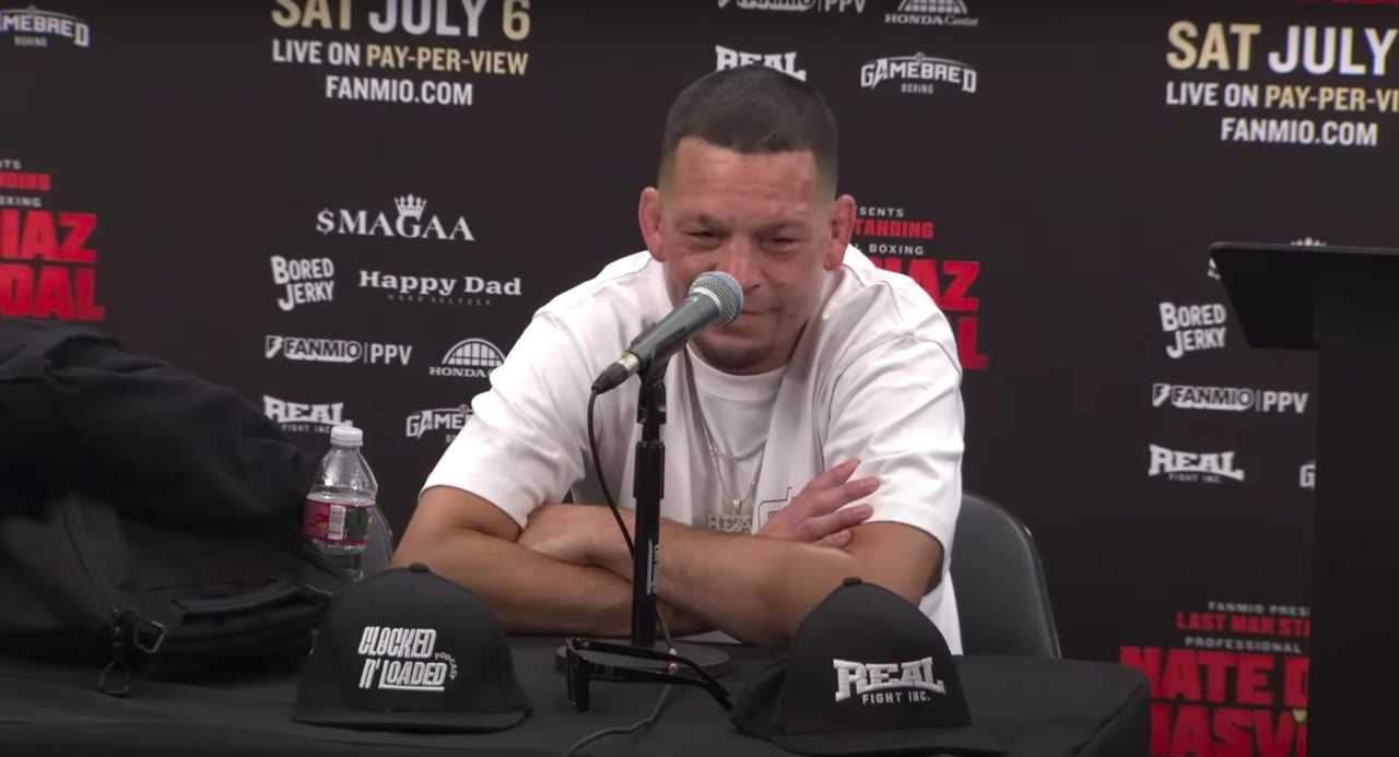 Watch Nate Diaz's Hilarious Response to Winning Conor McGregor £1.2million
