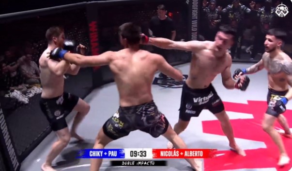 Shocking 2v2 MMA Brawl Leaves Fans Speechless