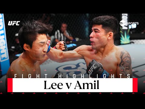 WHAT WAS THAT! 🔥  JeongYeong Lee v Hyder Amil  UFC Fight Night Highlights
