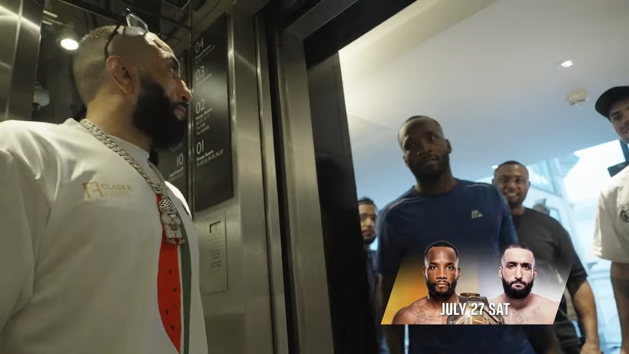 Fans React to Leon Edwards Altercation with Belal Muhammad at UFC 304 Fighter Hotel
