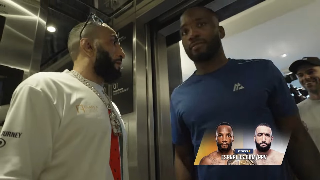 Fans React to Leon Edwards Altercation with Belal Muhammad at UFC 304 Fighter Hotel