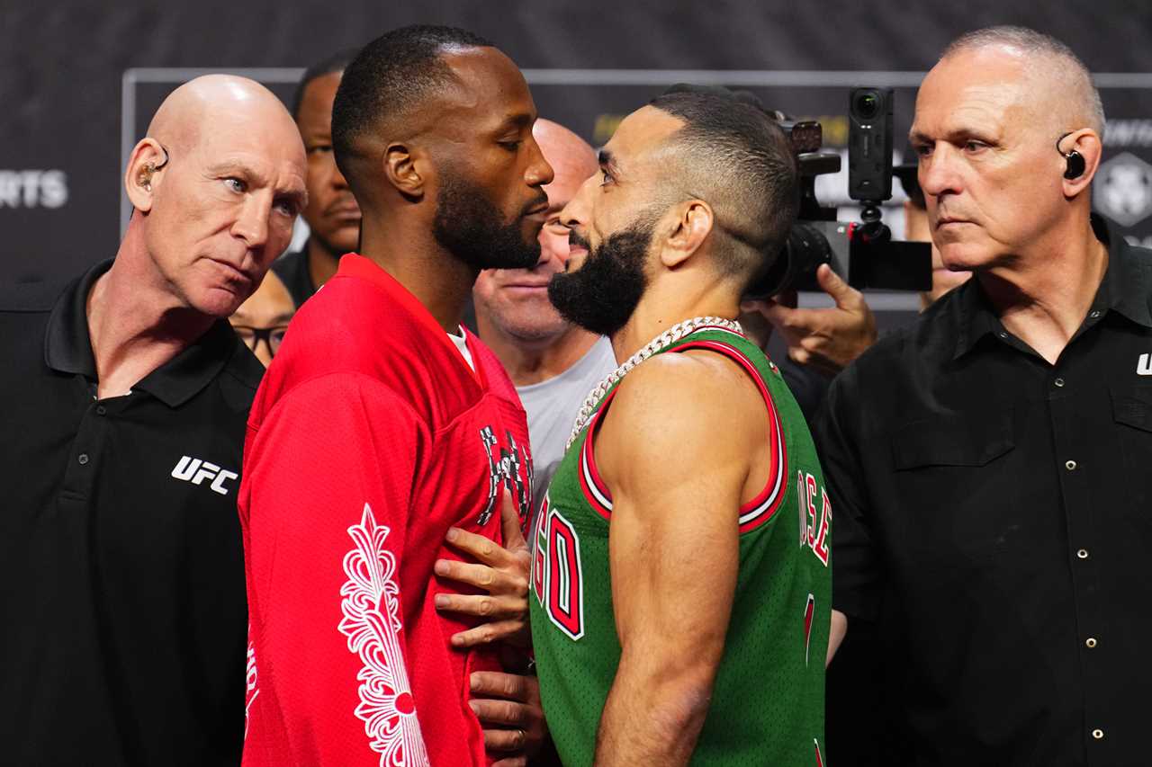 Fiery final face-off between Leon Edwards and Belal Muhammad at UFC 304