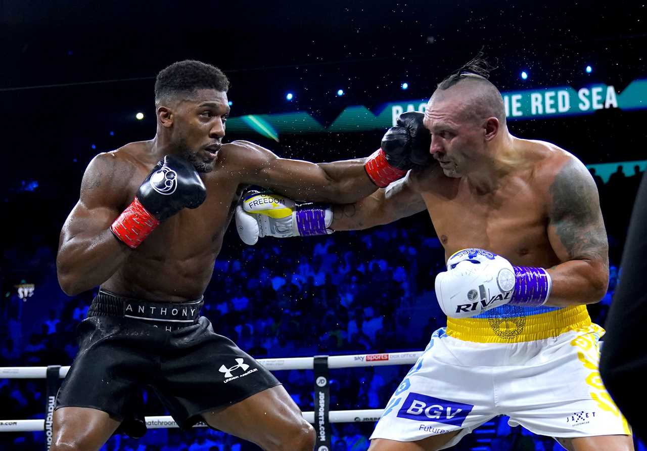Oleksandr Usyk's Team Sets Staggering Price for Anthony Joshua Trilogy Fight