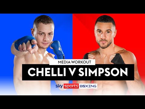 ZAK CHELLI V CALLUM SIMPSON! 🔥  Live Media Workout