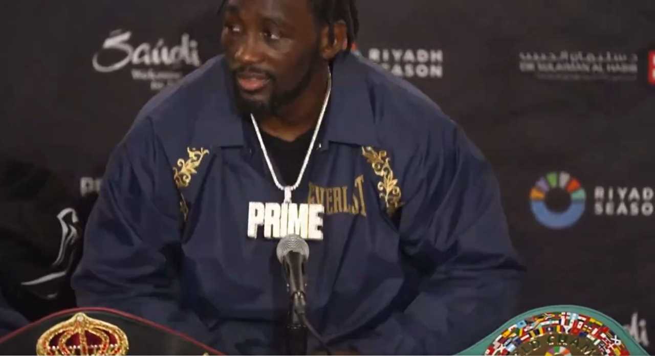 Terence Crawford Abruptly Ends Press Conference After 'Pointless' Question